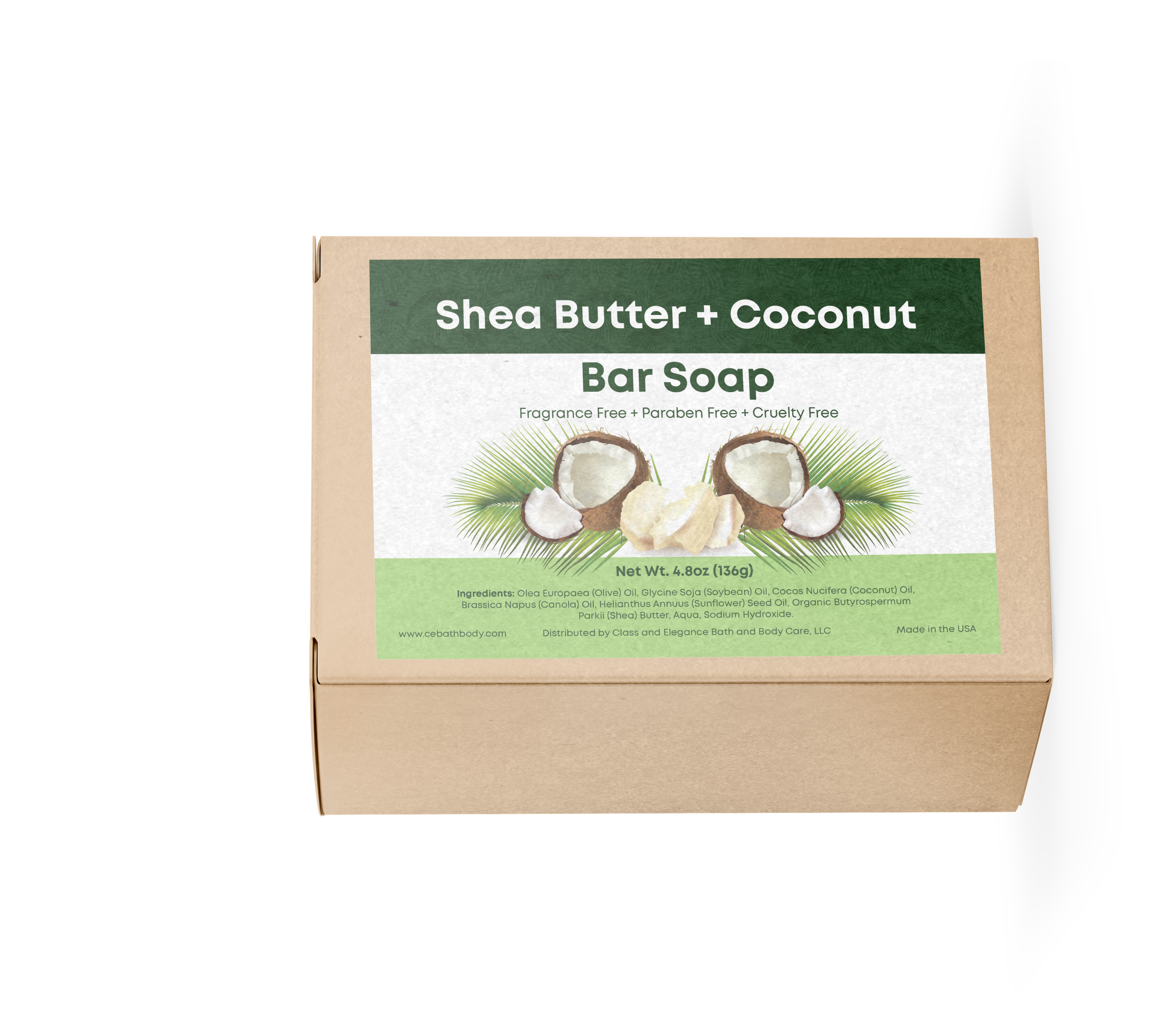 NEW! Shea Butter + Coconut Bar Soap